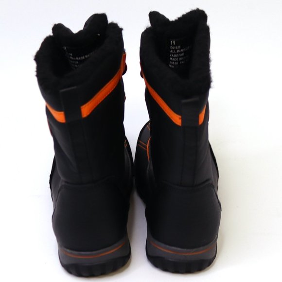 Totes Kid's Adventure Gear Black Mid Calf Lace Up Snow Boots Girls Size 11 NWOT - Picture 3 of 6